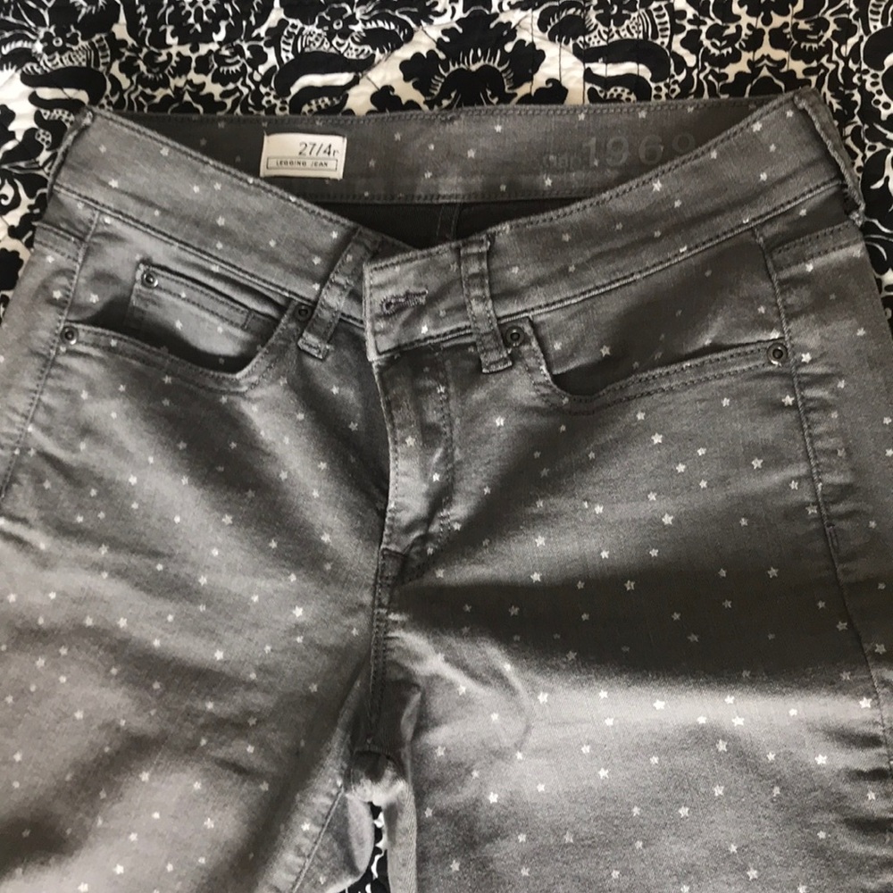 Gray star jeans